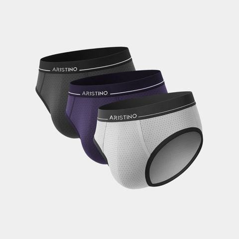 Quần Lót nam Briefs Aristino Polyamide Cạp Chun Cao Cấp, Thoáng Khí ABF003EXP01
