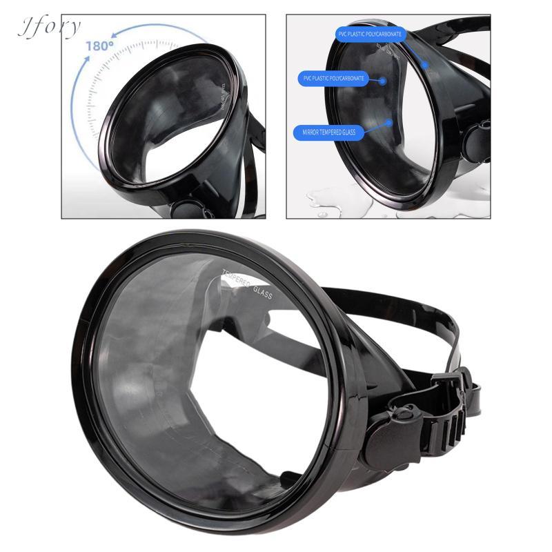 Mặt nạ lặn Jfory Scuba bằng silicone, kính cường lực chống sương mù, phù hợp cho các hoạt động dưới nước