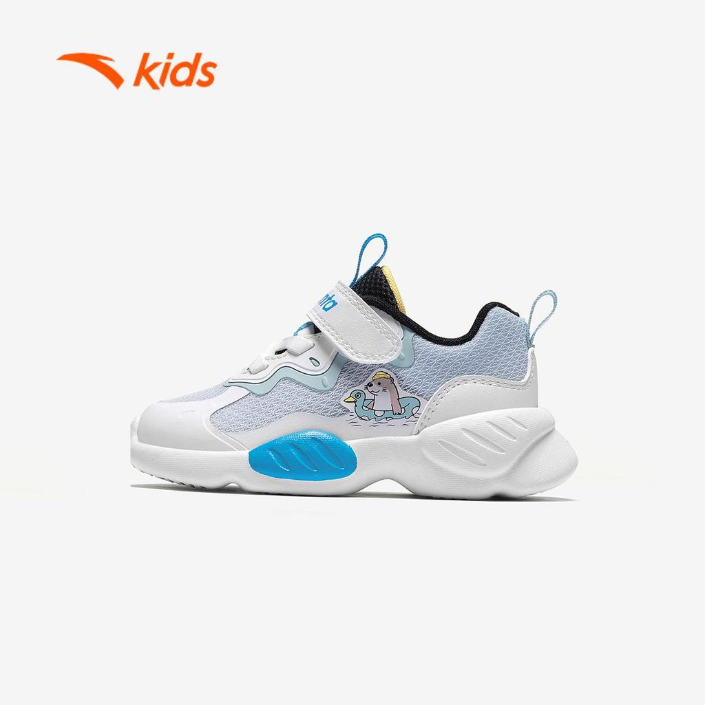 ANTA Kids Butterfly Wing 6 Giày Tập Đi Bé Trai Khóa Dán Thoáng Khí, Dễ Mang, Đàn Hồi, Nhẹ Êm 3326B0006