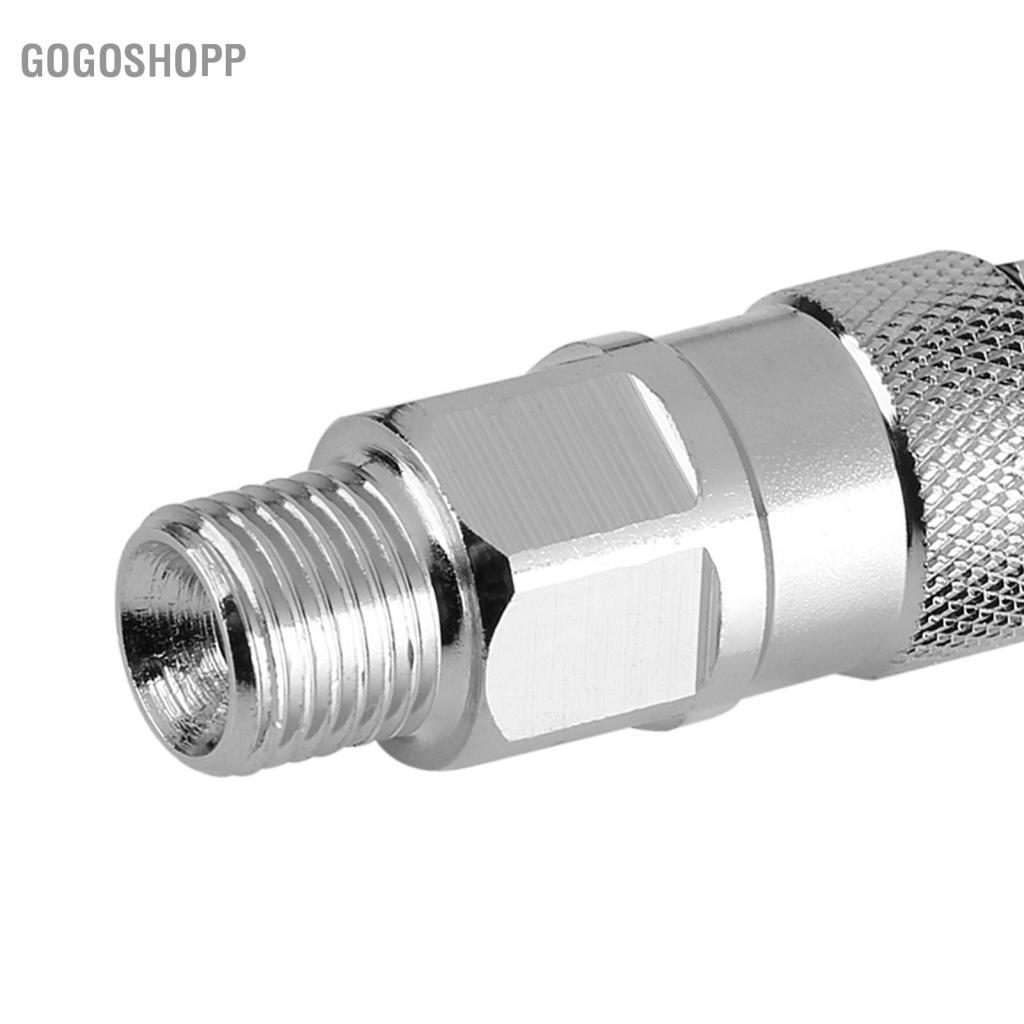 Gogoshopp Súng phun áp lực cao 1/4 inch bằng thép không gỉ Khớp xoay cho máy phun sơn