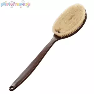 Photoframe Body Brush Tay Cầm Dài Tắm Ba Scrubber Boar Lông Hoàn Hảo Khô Da Chải Cần Thiết Cho Da Tẩy Tế Bào Chết Dụng Cụ Tắm VN