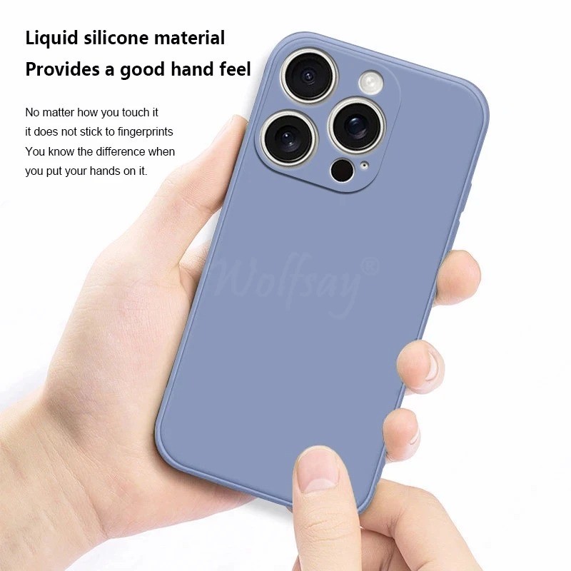 Ốp lưng silicon mềm TPU cho iPhone 13 Mini/13 Pro/13 Pro Max, chống sốc, cảm giác da, bảo vệ máy