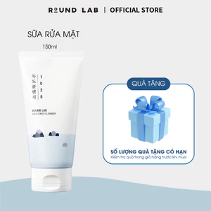 Sữa Rửa Mặt Round Lab 1025 Dokdo Cleanser 150ml tạo bọt mềm mịn dễ chịu