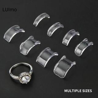LUImo 8 Kích Cỡ Silicon Vô Hình Trong Suốt Kích Thước Vòng Điều Chỉnh Resizer Rời Nhẫn Giảm Tốc SBS