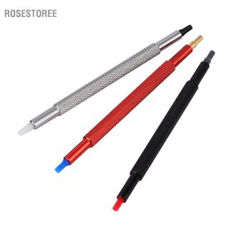 Rosestoree Salmue 3 cái/lốc Đồng Hồ Tay Máy Ép Dụng Cụ Đẩy Bộ Lắp Đặt Bộ Thợ Đồng Hồ Đồng Hồ Đeo Tay Công Cụ Sửa Chữa Dây Đeo Liên Kết Pin Tẩy Kim Loại