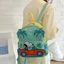Ba lô hoạt hình Nhật Bản Green Driving Puppy Ba lô dễ thương Lưu trữ thông thường Túi đi học nhỏ tươi