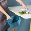 JUNYUE88US Hộp đựng rác treo nhà bếp, Giỏ đựng rác bằng nhựa hình đám mây, Công suất lớn sáng tạo Tiết kiệm không gian Cửa tủ Thùng rác Phòng tắm