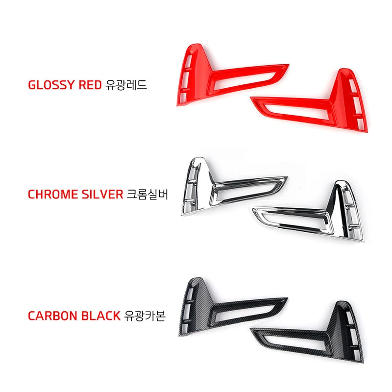 Phụ Kiện Ngoại Thất Sợi Carbon Phía Trước Đèn Sương Mù Viền Dành Cho Xe KIA Carnival KA4 2022-2024 Phụ Kiện