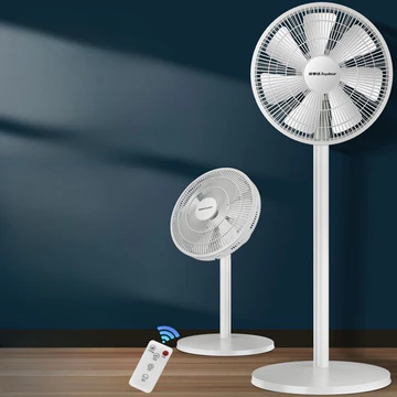 Rongshida điện quạt sàn quạt ký túc xá quạt gia đình đứng hai mục đích âm thanh nhẹ gió lớn điều khiển từ xa quạt thoại