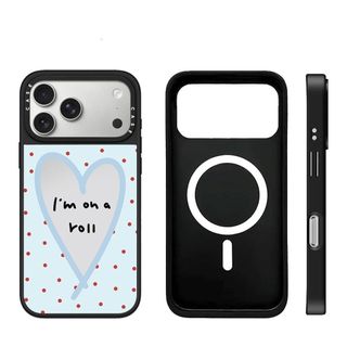 Ốp Điện Thoại Cứng Gương Mèo Chấm Từ Tính Cho iPhone 17 Pro Max 17 Air 16 Plus 15 14 13 12 11 Vỏ Chống Sốc