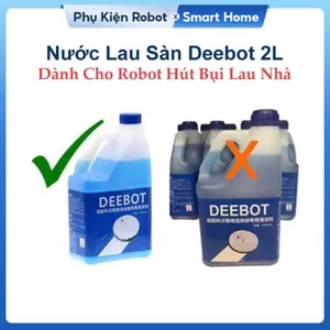 Nước Lau Sàn Deebot Cho Robot Hút Bụi Lau Nhà, Sạch Sàn, Khử Khuẩn, Làm Mềm Nước & Bảo Vệ Robot ( 2L )