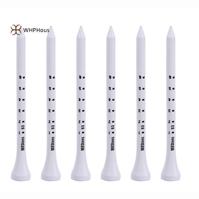 Bộ 50 Tee Golf Gỗ Trắng 83mm Chất Lượng Cao, Thiết Kế Đẹp