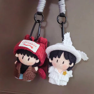 2026 Mới Nhất Liu Yuning Móc Thành Phẩm Handmade Búp Bê Móc Khóa Búp Bê Ngoại Vi Túi Xoắn Mặt Dây Chuyền Bạn Gái Quà Tặng Sự Kiện