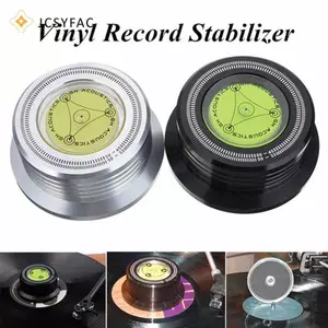JCSYFAC 50Hz LP Bộ ổn định đĩa Kim loại Bàn xoay Trọng lượng Kẹp Ghi máy nghe nhạc Phụ kiện mới