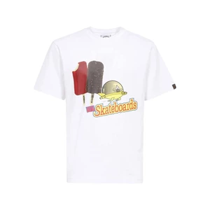 Áo thun ngắn tay in kem phong cách BBC Unisex 100% Cotton dáng rộng vừa vặn