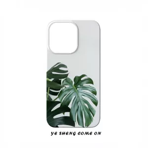 Ốp Điện Thoại QYJS Lá Xanh Tươi Thích Hợp Cho IPhone 12 PRO 13 14 15 16 ProMax 11 17 AIR XR XSMAX 7 8 PLUS Ốp Cứng Phim ins Sáng Tạo