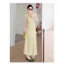 Trang phục bà bầu mùa hè Slim-fit Slimer Look Váy dệt kim