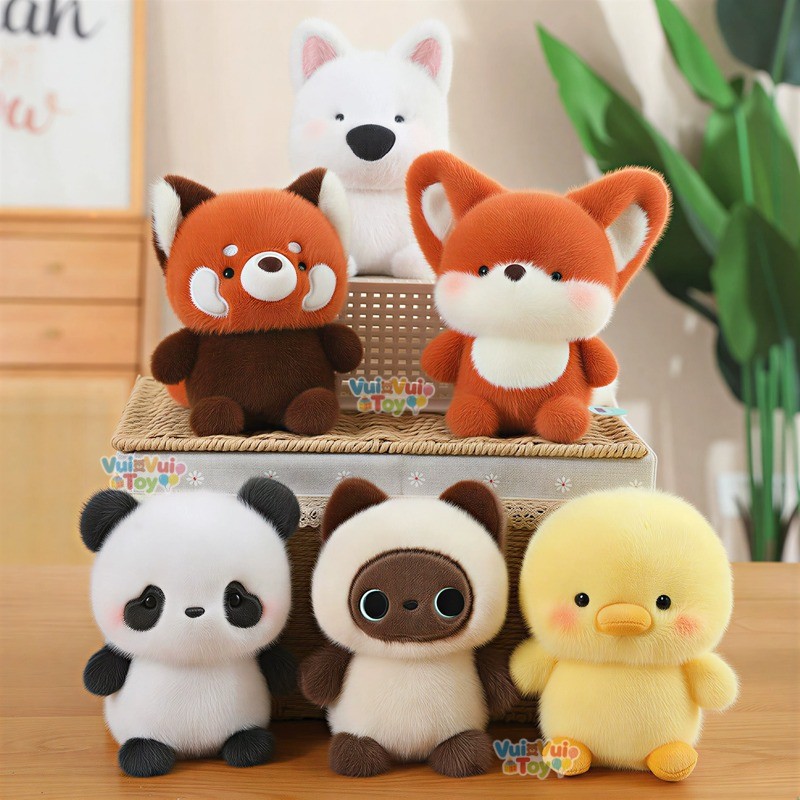 🐰Thú bông nhỏ để bàn – Bạn đồng hành êm ái, mềm mại an ủi