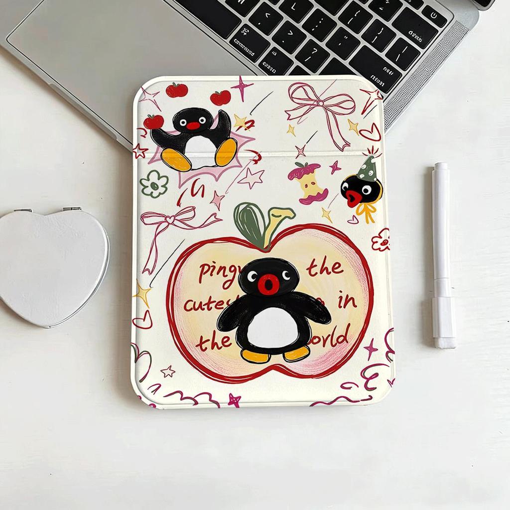 Chim cánh cụt Apple Gương Trang Điểm Gấp Đơn Giản Chất Lượng Cao Thời Trang