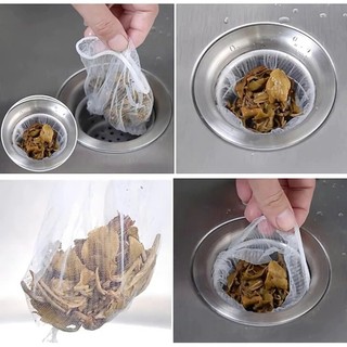 [Combo 10 Gói] Túi Lưới Lọc Rác Cho Bồn Rửa Chén Bát Chống Tắc Nghẽn - Hàng Có Chun