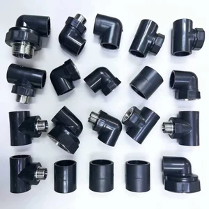 Pe Ống Phụ Kiện Dày Cắm Loại Bên Trong Bên Ngoài Ren Trực Tiếp Khuỷu Tay Tee Ống Nước Phụ Kiện Ống Cống Phụ Kiện RKIY