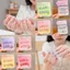 FAVORITEGOODS Móng Tay Giả Trẻ Em, Sticker Móng Tay Dài Họa Tiết Trái Tim Anh Đào Dễ Thương, 18 Mẫu Hoạt Hình Tháo Rời Cho Bé Gái Học Sinh
