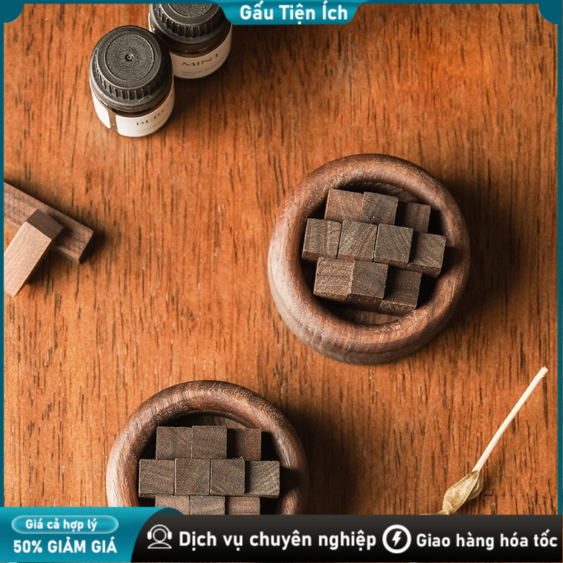 Khuếch tán tinh dầu bằng gỗ cho giấc ngủ ngon Bền lâu trôi،Không cháy،Có thể tái sử dụng nhiều lần،Gỗ óc chó đen