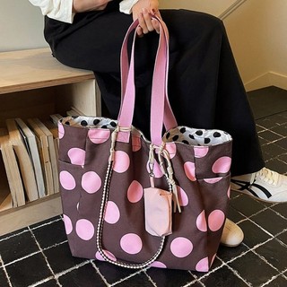 GC2 Túi tote phổ biến hợp thời trang mới dành cho nữ Túi đeo vai vải canvas thông thường thời trang Túi đa năng CG2