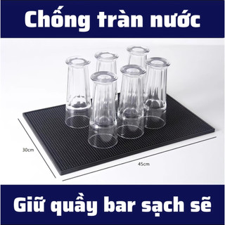 Thảm bar pha chế, Thảm Lót Cao Su Quầy Bar, Thảm bar cao su chống trượt cao cấp