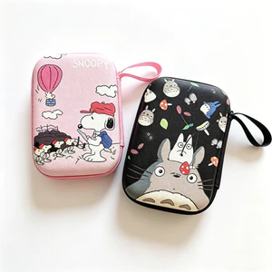 Dễ Thương Snoopy Dây Chống Thấm Nước Dây Cáp Sạc Phụ Kiện Túi Tổ Chức