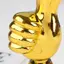 Giải thưởng danh hiệu chiến thắng Mini 1 mảnh Giải thưởng Thumbs Up Trophy Nhựa Vàng Trophies Khuyến khích trang trí máy tính để bàn tại nhà [mới]