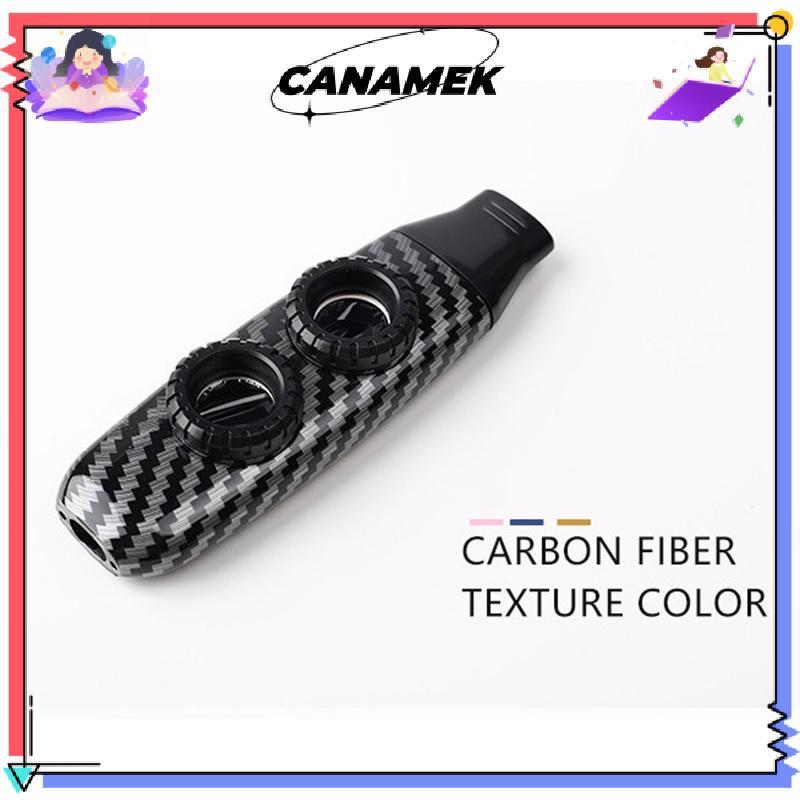 CANAMEK Nhạc cụ Kazoo hai lỗ, Thực hành thiết kế hạt nhẹ Kazoo cho đàn Guitar Ukulele Apaniment CSF