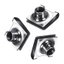 EDB * 10 chiếc 6mm Nuts Ốp lưng biển số gắn loại chữ U