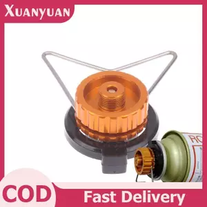 XUAN Bộ Phụ Kiện Xi Lanh Gas Cắm Trại Đa Năng có Giá Đỡ để Sử Dụng Ngang Tiện Lợi
