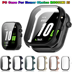 Kính cường lực + Vỏ PC cho Honor Choice Watch 2i Vỏ bảo vệ chống trầy xước toàn diện + Bảo vệ màn hình