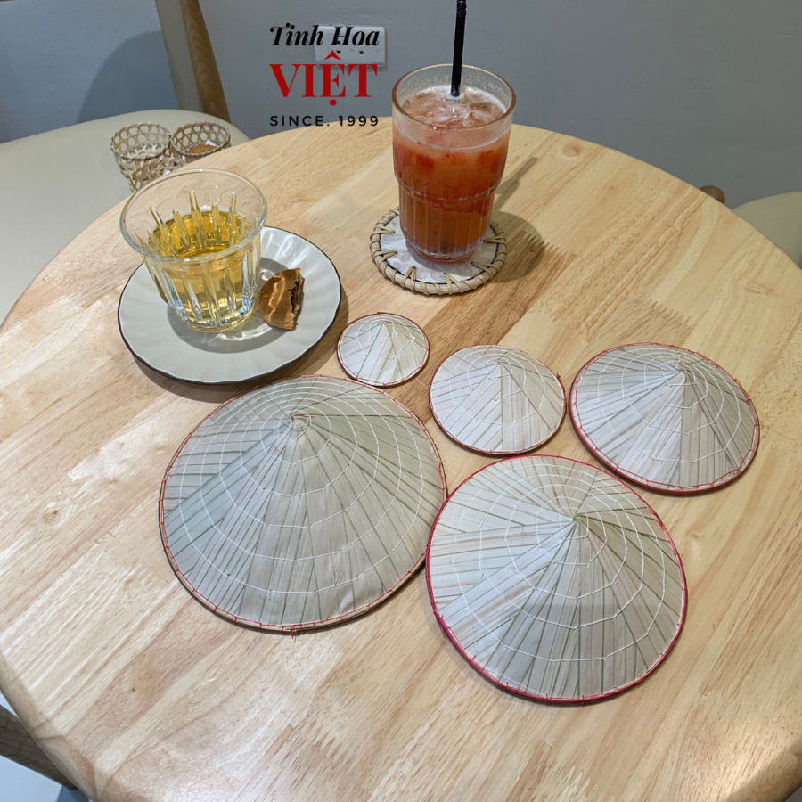 Nón lá mini trang trí, cho bé, decor truyền thống Tinh Hoa Việt