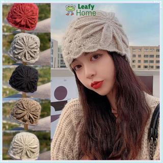 Mũ lưỡi trai và mũ len dệt kim LEAFYHOME - Thiết kế ren hoa, cổ điển thoáng khí