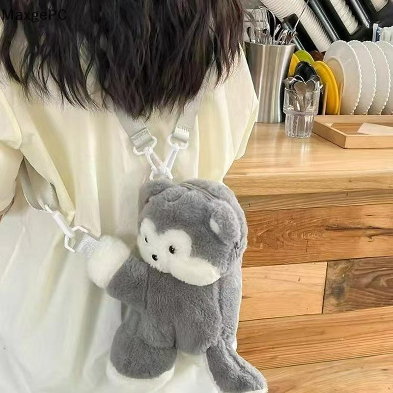 Cá tuyết sang trọng mèo Crossbody Túi Trọng lượng nhẹ với dây đeo có thể tháo rời cho phụ nữ cô gái món quà mới