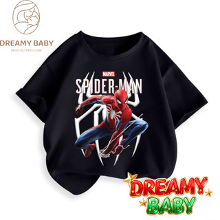 COD✅ (Hồ Chí Minh)DREAMY BABY 2025 Áo thun cotton cho bé BST áo siêu nhân bé trai phong cách