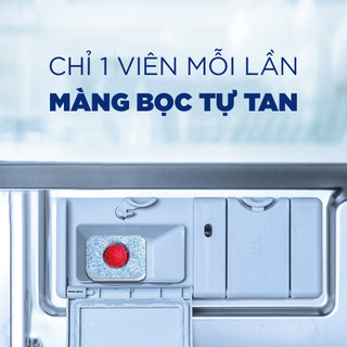 Viên rửa chén bát Finish Power All in 1 túi 24 viên 10 tính năng nhập khẩu Châu Âu chính hãng