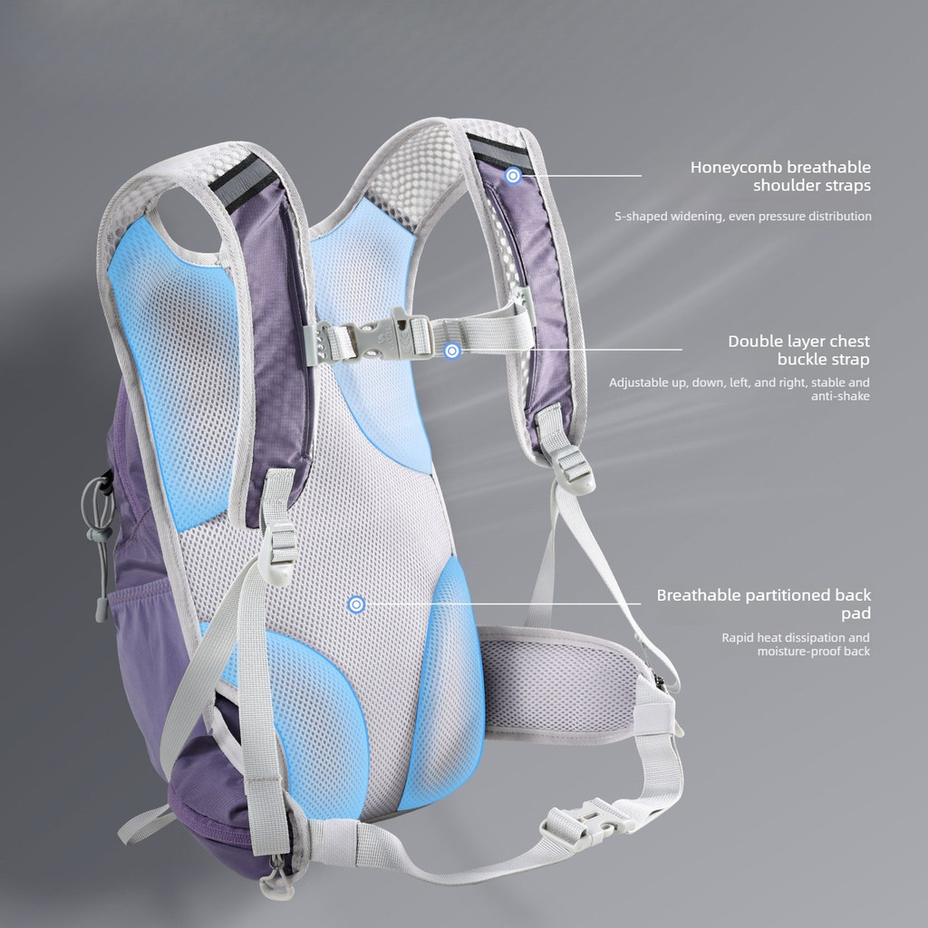 Ba lô đi xe đạp & đi bộ đường dài nhẹ CAMEL CROWN 13L