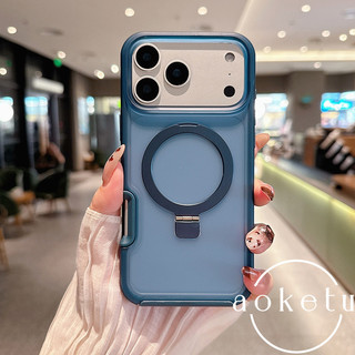 Vỏ điện thoại từ tính giá đỡ vợt màu xanh đá quý sang trọng phù hợp cho iPhone 13 14 15 16 17 Pro Max da nhạy cảm bán trong suốt bao gồm chống rơi