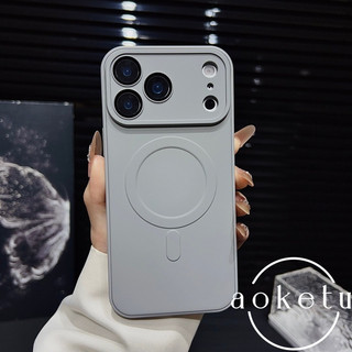 Thích hợp cho vỏ điện thoại Apple 17 Pro màu cam iPhone 17 Promax da nhạy cảm mạnh từ tính iPhone 16 Pro chống rơi bao gồm tất cả các bộ phim ống kính Vỏ bảo vệ 15 / 1