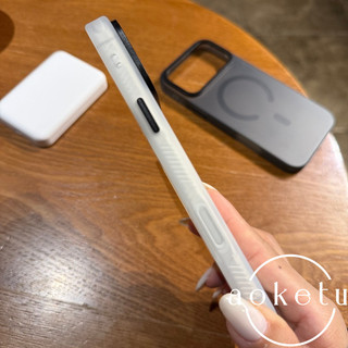 Thích hợp cho vỏ điện thoại Apple 17 Promax vòng hút từ tính da cảm thấy mờ trong suốt iPhone 16 vỏ cứng 15 / 14 bao gồm tất cả vỏ bảo vệ chống rơi