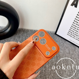 Ốp lưng da ca rô sang trọng thích hợp cho vỏ điện thoại iPhone 17 Promax, 16Pro mới bao gồm tất cả chống rơi 15 cao cấp 14 với màng ống kính Vỏ họa tiết vải 14 / 13