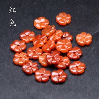 ((Set 5 Miếng) Ngọc Đỏ Vàng và Xanh - Phụ Kiện DIY Vòng Tay