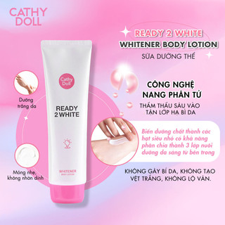 Combo 2 Sữa Dưỡng Thể Sáng Da Cathy Doll Ready 2 White Whitener Body Lotion 150ml