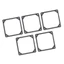 Giữ Giảm Tiếng Ồn Silicon Grommets Chống Sốc Tấm Hấp Thụ Cho Vỏ PC Quạt Giảm thiểu Rung Thiết Lập