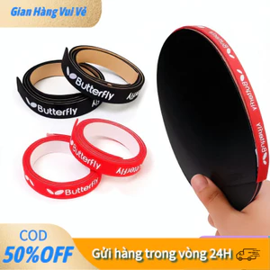【48h】Băng dính cán vợt bóng bàn chuyên nghiệp 2 cái, màu đỏ/đen, độ dày cao, độ bám tốt, khi bóc không để lại keo.