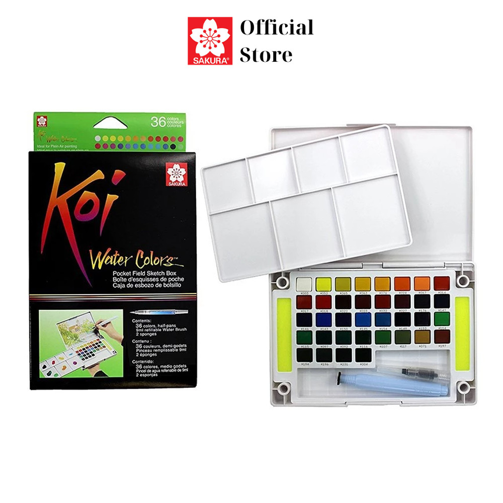 Màu nước dạng nén KOI SAKURA Watercolor - VPP BI BI